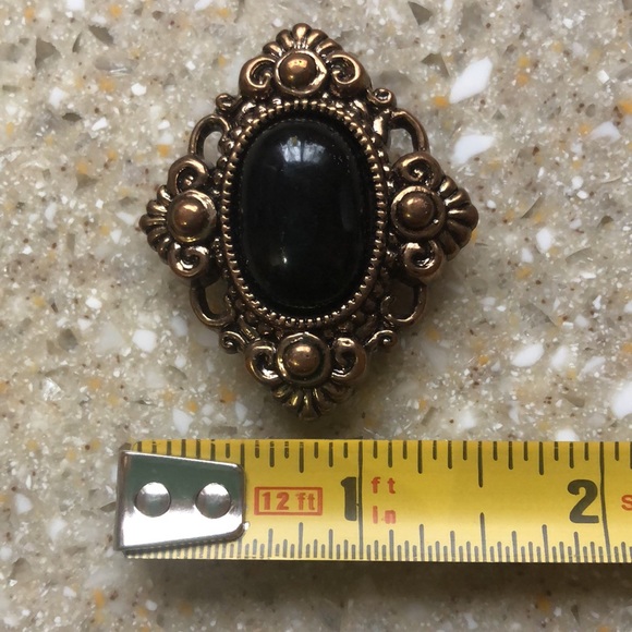 Collection of 12 Vintage Decorative Accent Gold Tone Metal Button Covers - Picture 8 of 13